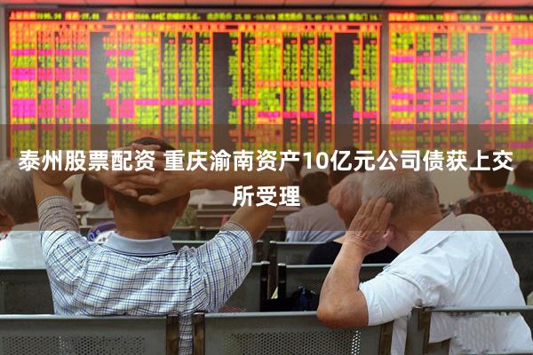 泰州股票配资 重庆渝南资产10亿元公司债获上交所受理