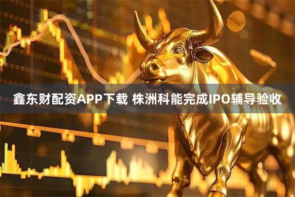鑫东财配资APP下载 株洲科能完成IPO辅导验收